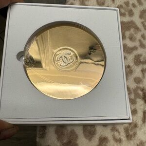 CHANEL Gold Compact Mirror